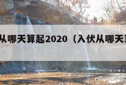 入伏从哪天算起2020（入伏从哪天算起?）