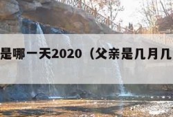 父亲是哪一天2020（父亲是几月几号2018）