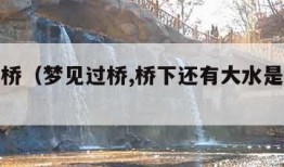 梦见过桥（梦见过桥,桥下还有大水是什么意思）