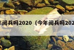 今年阅兵吗2020（今年阅兵吗2022国庆）