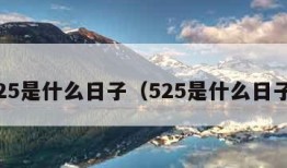 5.25是什么日子（525是什么日子?）