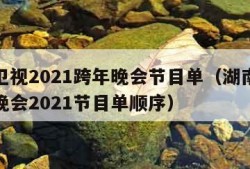 湖南卫视2021跨年晚会节目单（湖南卫视跨年晚会2021节目单顺序）