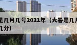 大暑是几月几号2021年（大暑是几月几日几时几分）