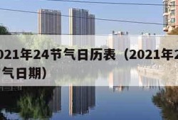 2021年24节气日历表（2021年24节气日期）