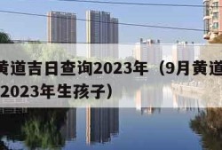 9月黄道吉日查询2023年（9月黄道吉日查询2023年生孩子）