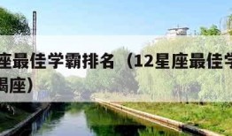 12星座最佳学霸排名（12星座最佳学霸排名天蝎座）