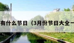 4月份有什么节日（3月份节日大全一览表）