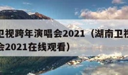 湖南卫视跨年演唱会2021（湖南卫视跨年演唱会2021在线观看）