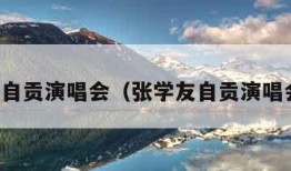 张学友自贡演唱会（张学友自贡演唱会门票）