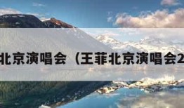 王菲北京演唱会（王菲北京演唱会2020）