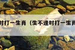 生不逢时打一生肖（生不逢时打一生肖谜底是什么）