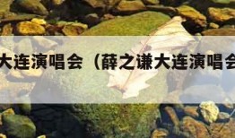 薛之谦大连演唱会（薛之谦大连演唱会志愿者招募）