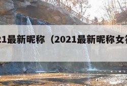 2021最新昵称（2021最新昵称女符号）