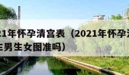 2021年怀孕清宫表（2021年怀孕清宫表生男生女图准吗）