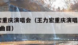 王力宏重庆演唱会（王力宏重庆演唱会2012演唱曲目）