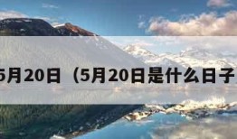 5月20日（5月20日是什么日子）