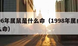 1996年属鼠是什么命（1998年属虎是什么命）