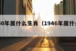 1950年属什么生肖（1946年属什么生肖）